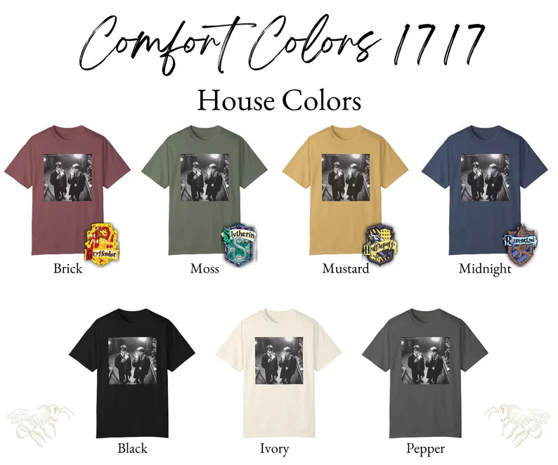 Wizard Houses Family T-Shirt, Wizard Magic Sweatshirt, Bookish Sweatshirt, PGG15