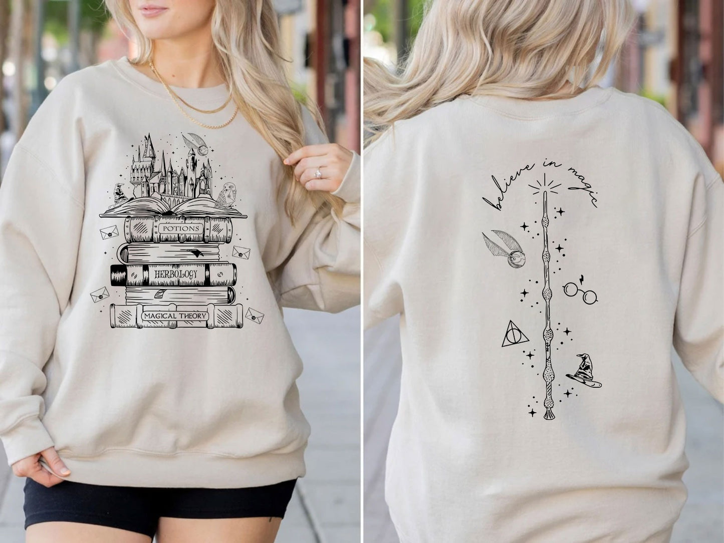 Vintage Hogwarts Sweatshirt, Harry Potter Shirt, Harry House Shirt. PGG04