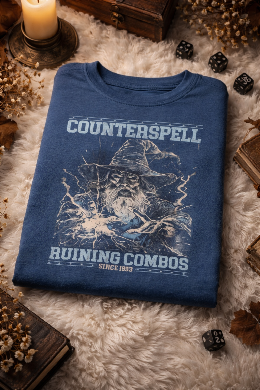 Counterspell  Comfort Colors Vintage TCG T-Shirt, Funny Trading Card Game Parody Tee, Retro Spellcaster Combo Shirt, Wizard Nerd Gift for