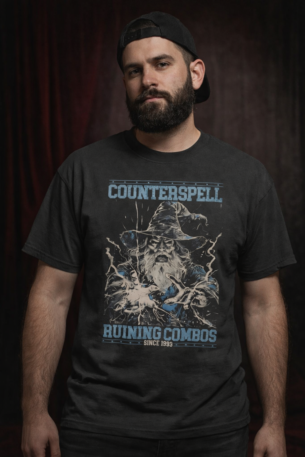 Counterspell  Comfort Colors Vintage TCG T-Shirt, Funny Trading Card Game Parody Tee, Retro Spellcaster Combo Shirt, Wizard Nerd Gift for