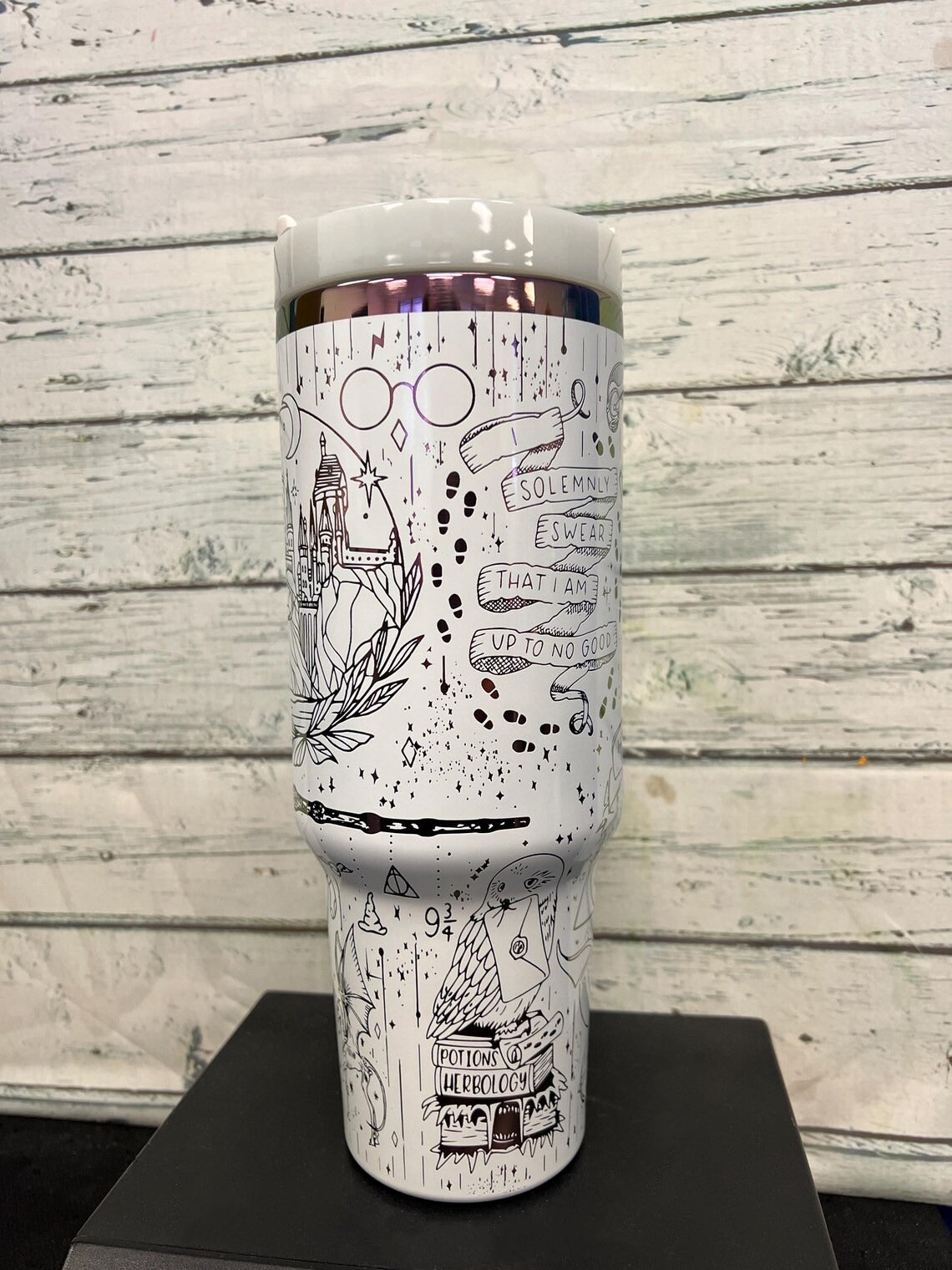Harry Potter Hogwarts Tumbler 30oz/40oz, Harry Potter Laser Engraved Tumbler, HP11