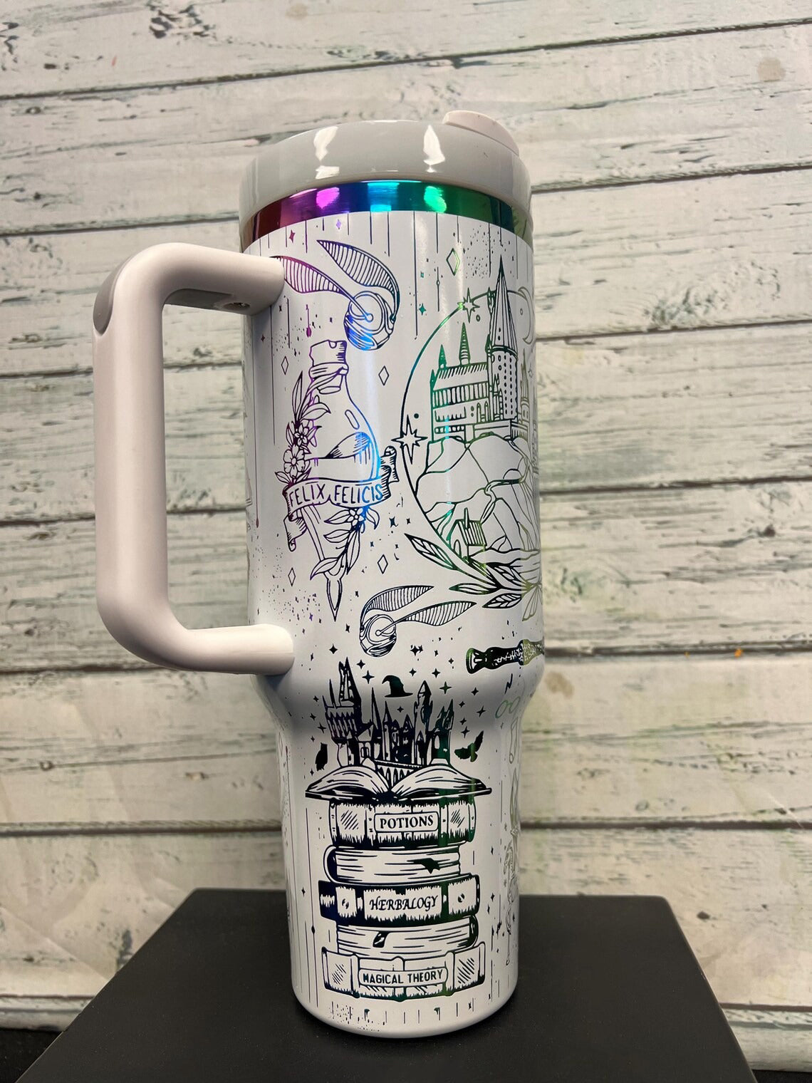 Harry Potter Hogwarts Tumbler 30oz/40oz, Harry Potter Laser Engraved Tumbler, HP11