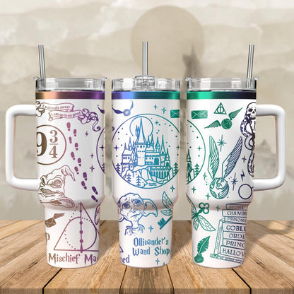 Harry Potter Tumbler 30oz/40ozLaser Engraving, Hogwarts House Tumbler 30oz/40oz, Movie Tumbler 30oz/40oz