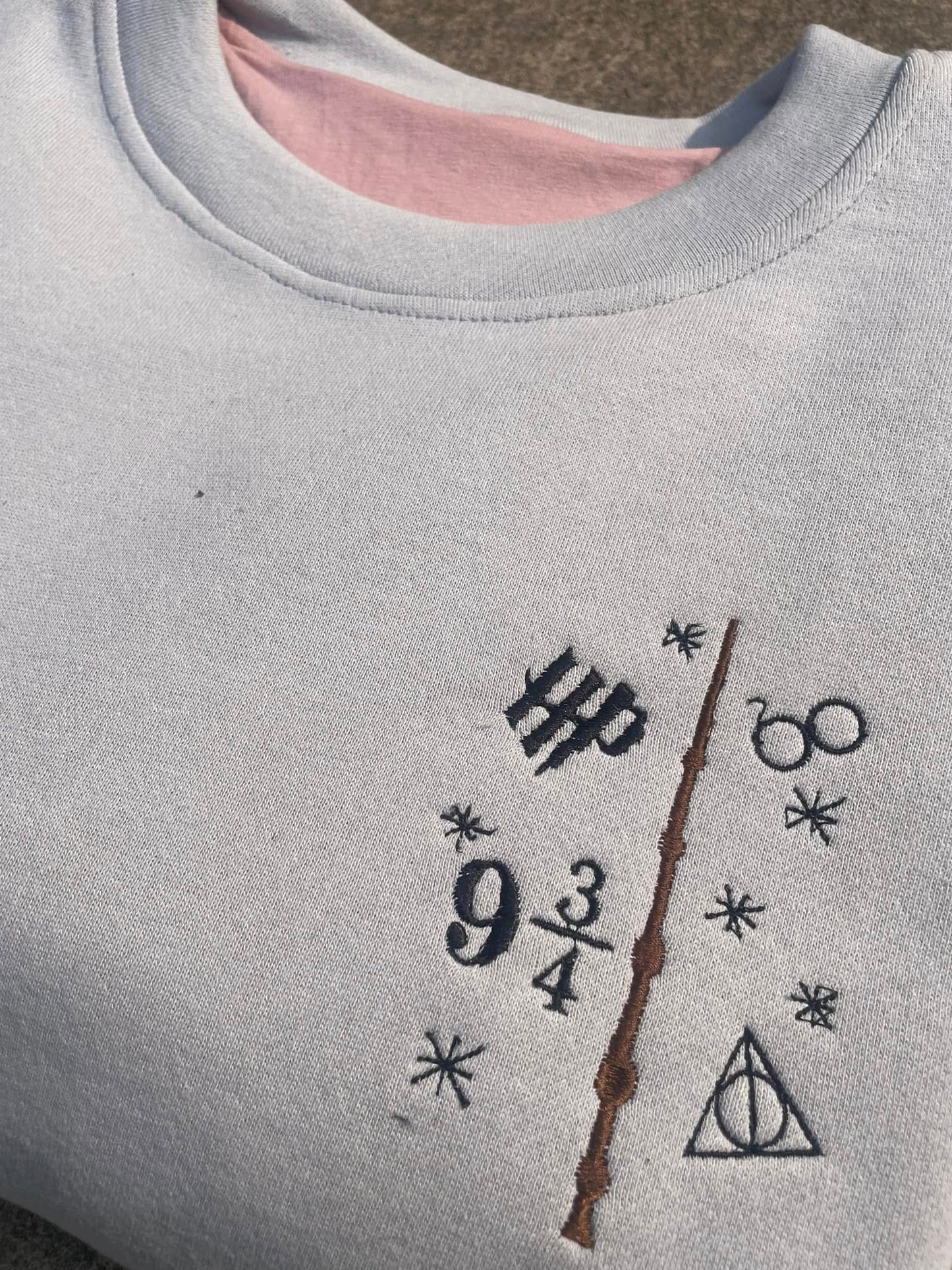 Wizard Wand Shop Embroidered Sweatshirt, Wizard Hoodie, Universal Trip Sweater, Wizard Book Shop, EGG03