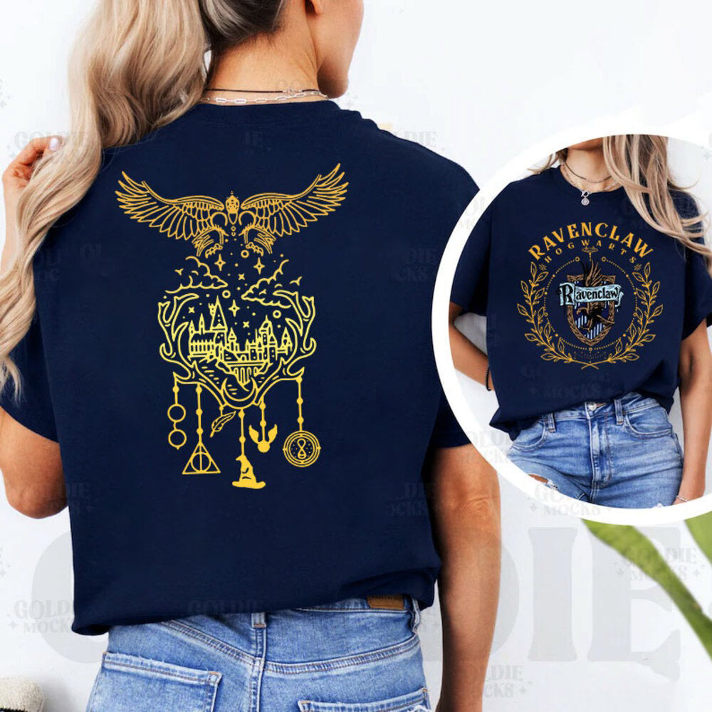 Vintage Wizard Hogwarts House Shirt, Harry Potter Gifts For Adults, PGG01