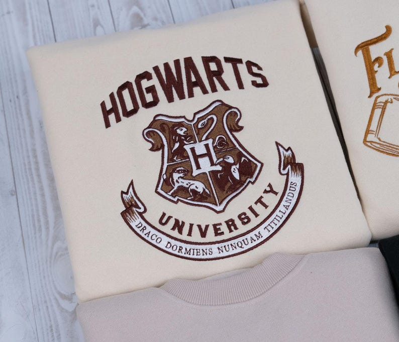 Wizard Book Shop Embroidered Sweatshirt, Universal Studios Sweatshirt, Gift For Fan EGG01