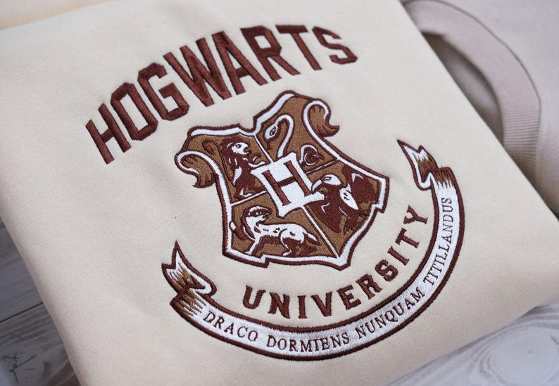 Wizard Book Shop Embroidered Sweatshirt, Universal Studios Sweatshirt, Gift For Fan EGG01