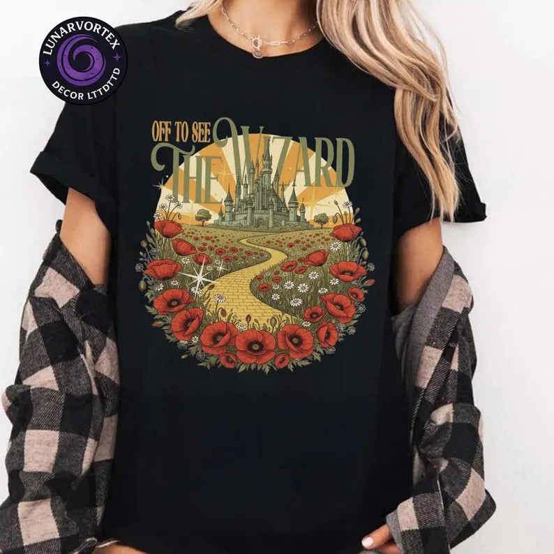 Wicked “Off To See The Wizard” Sweatshirt, Emerald City WizardOz T-Shirt