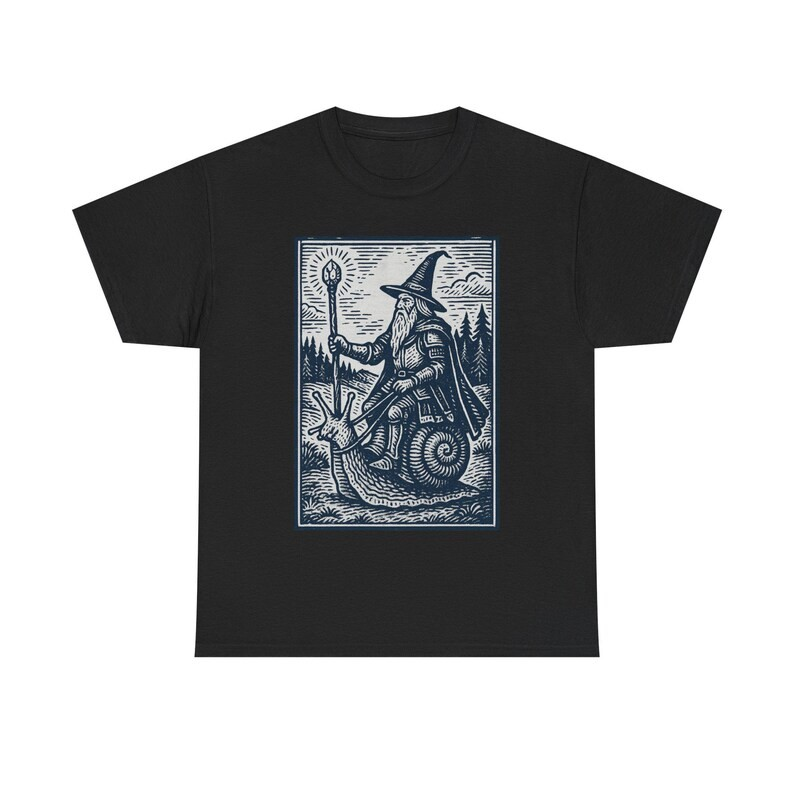 Renaissance Wizard Snail Rider Shirt, Medieval Wizard Tee, Ren Faire Medieval Shirt, Funny Meme Top, Medieval Fantasy Gift