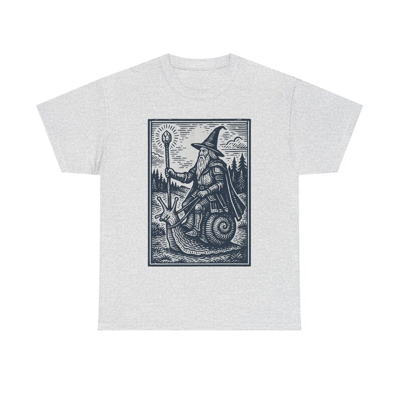 Renaissance Wizard Snail Rider Shirt, Medieval Wizard Tee, Ren Faire Medieval Shirt, Funny Meme Top, Medieval Fantasy Gift