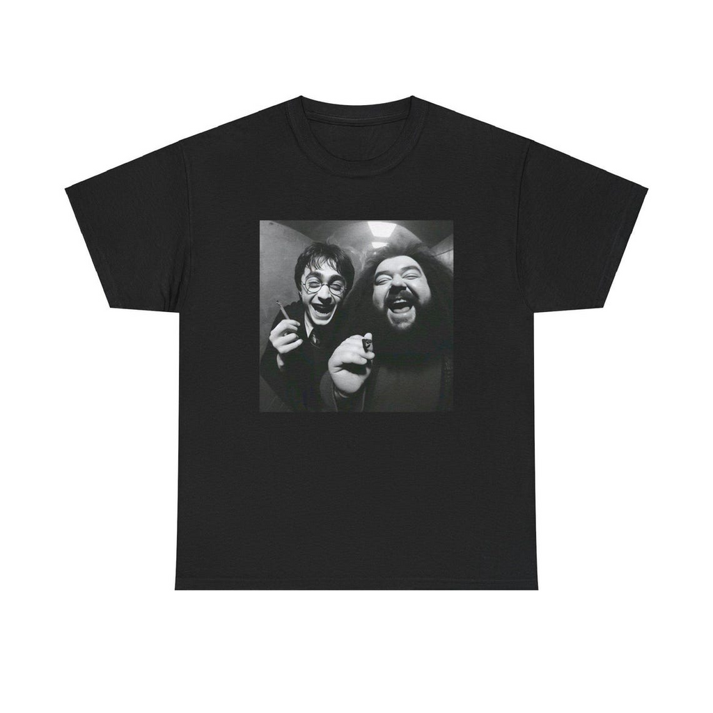 Harry And Hagrid Smoking Selfie T-Shirt, Potter Cctv Meme T-Shirt, Harry Potter Shirt, PGG06
