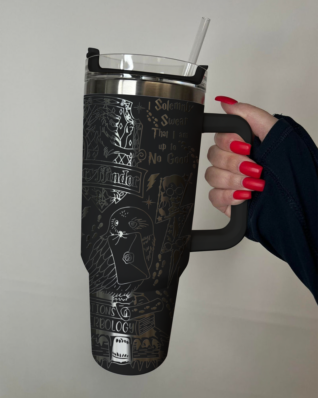 Harry Potter Gryffindor Tumbler 30oz/40oz Laser Engraving, Custom Name Tumbler Gift , HP07