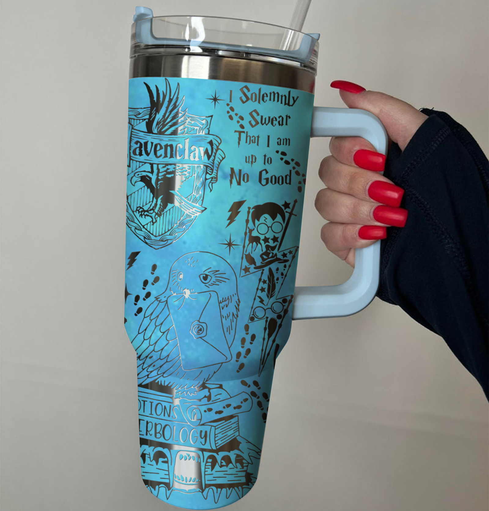 Harry Potter Ravenclaw Tumbler 30oz/40oz Laser Engraving, Ravenclaw Tumbler, HP16