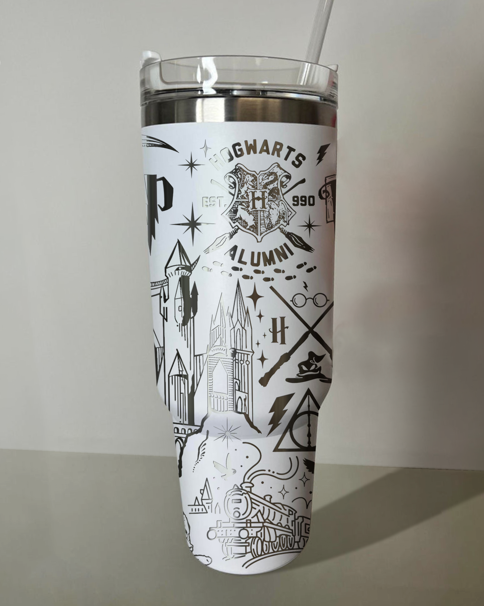 Harry Potter Ravenclaw Tumbler 30oz/40oz Laser Engraving, Harry Potter Ravenclaw Tumbler , HP15