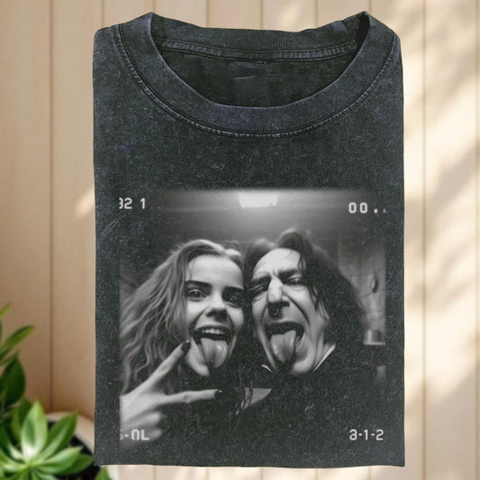 Harry Selfie T-Shirt, Half Blood Team Meme Tee, Funny HP Shirt, Graphic T-Shirt, Street Style, Gift for Fans PGG23