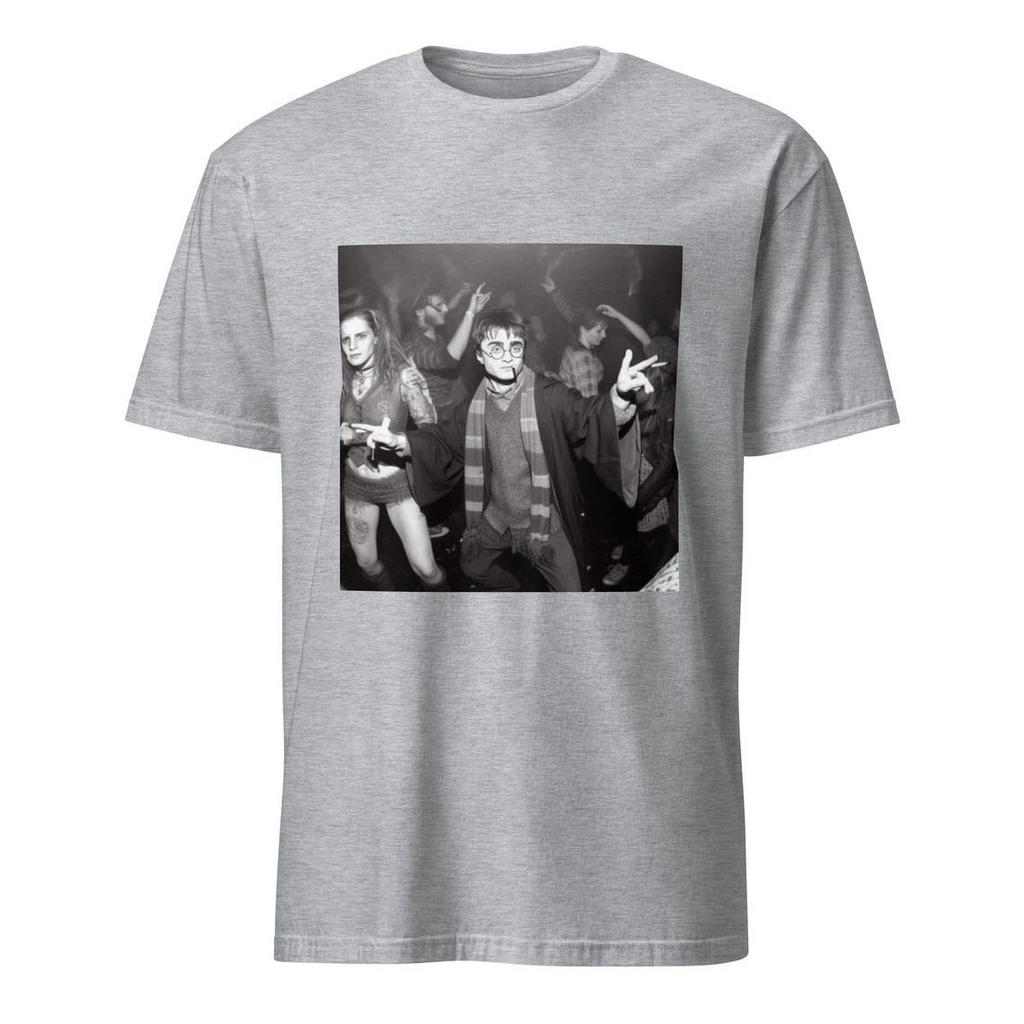 Smoking Harry Shirt, Harry Potter and Hermoine Rave Tee, Harry Smoking Shirt, Funny Harry potter, PGG07