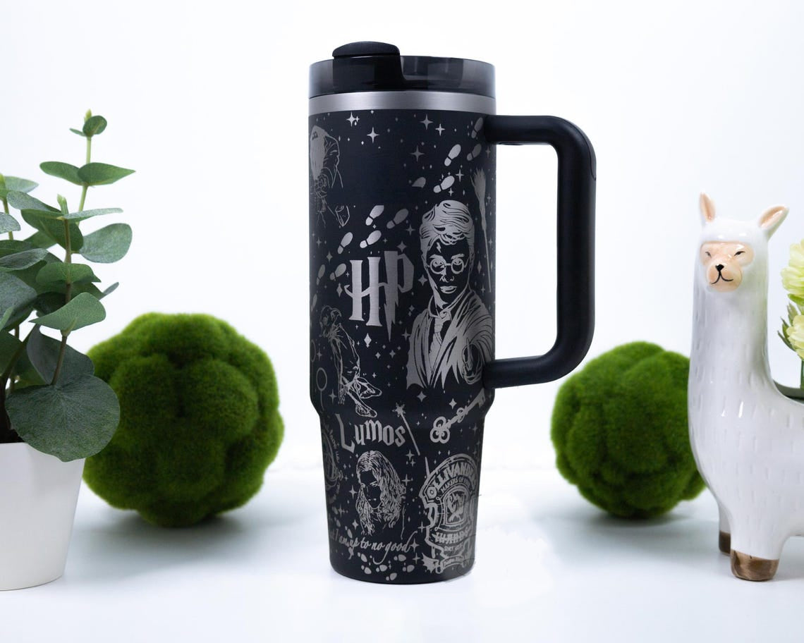 Harry Potter Wizard Tumbler 30oz/40oz, Custom Name Tumbler, Harry Potter Tumbler, HP31