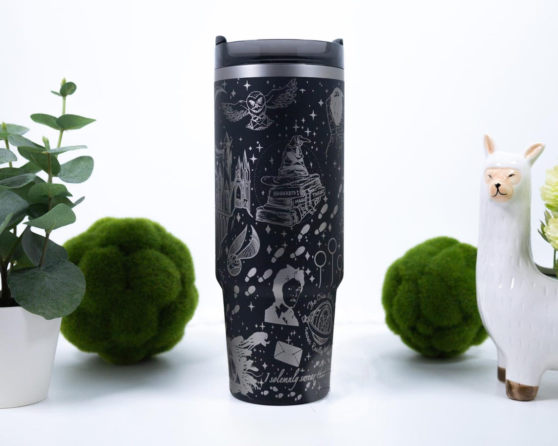 Harry Potter Wizard Tumbler 30oz/40oz, Custom Name Tumbler, Harry Potter Tumbler, HP31