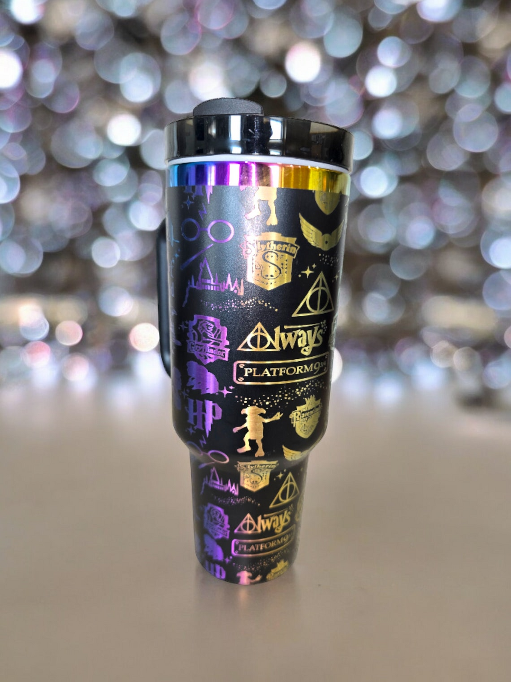 Harry Potter Wizard Seamless Tumbler 30oz/40oz Laser Engraved, Harry Potter Tumbler, HP30