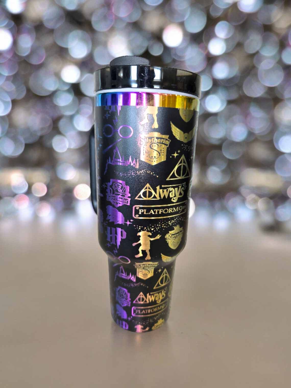 Harry Potter Wizard Seamless Tumbler 30oz/40oz Laser Engraved, Harry Potter Tumbler, HP30