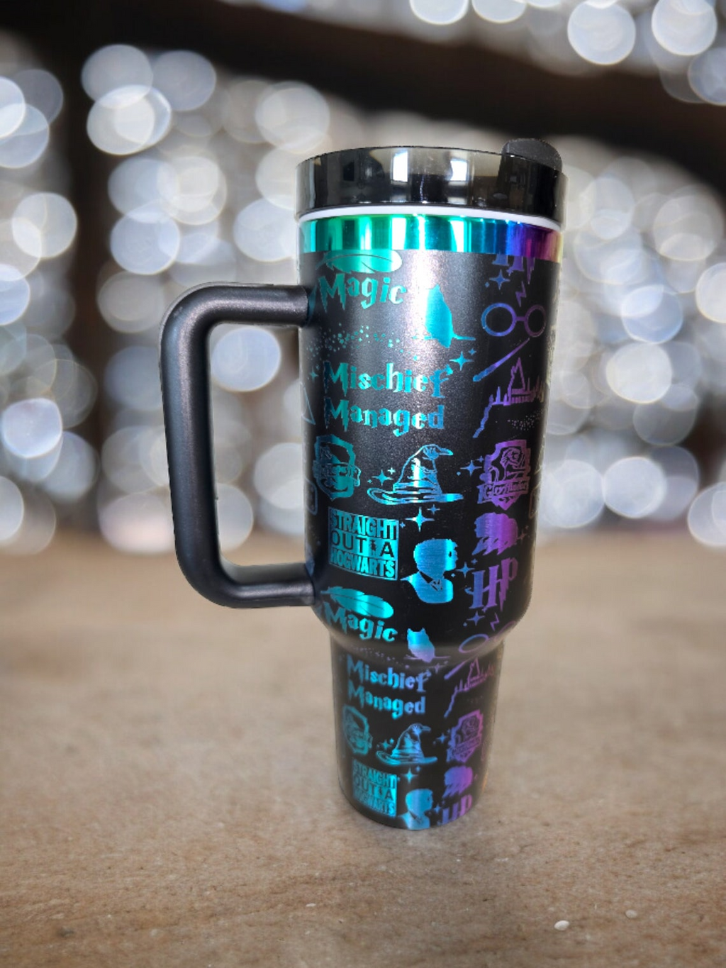 Harry Potter Wizard Seamless Tumbler 30oz/40oz Laser Engraved, Harry Potter Tumbler, HP30