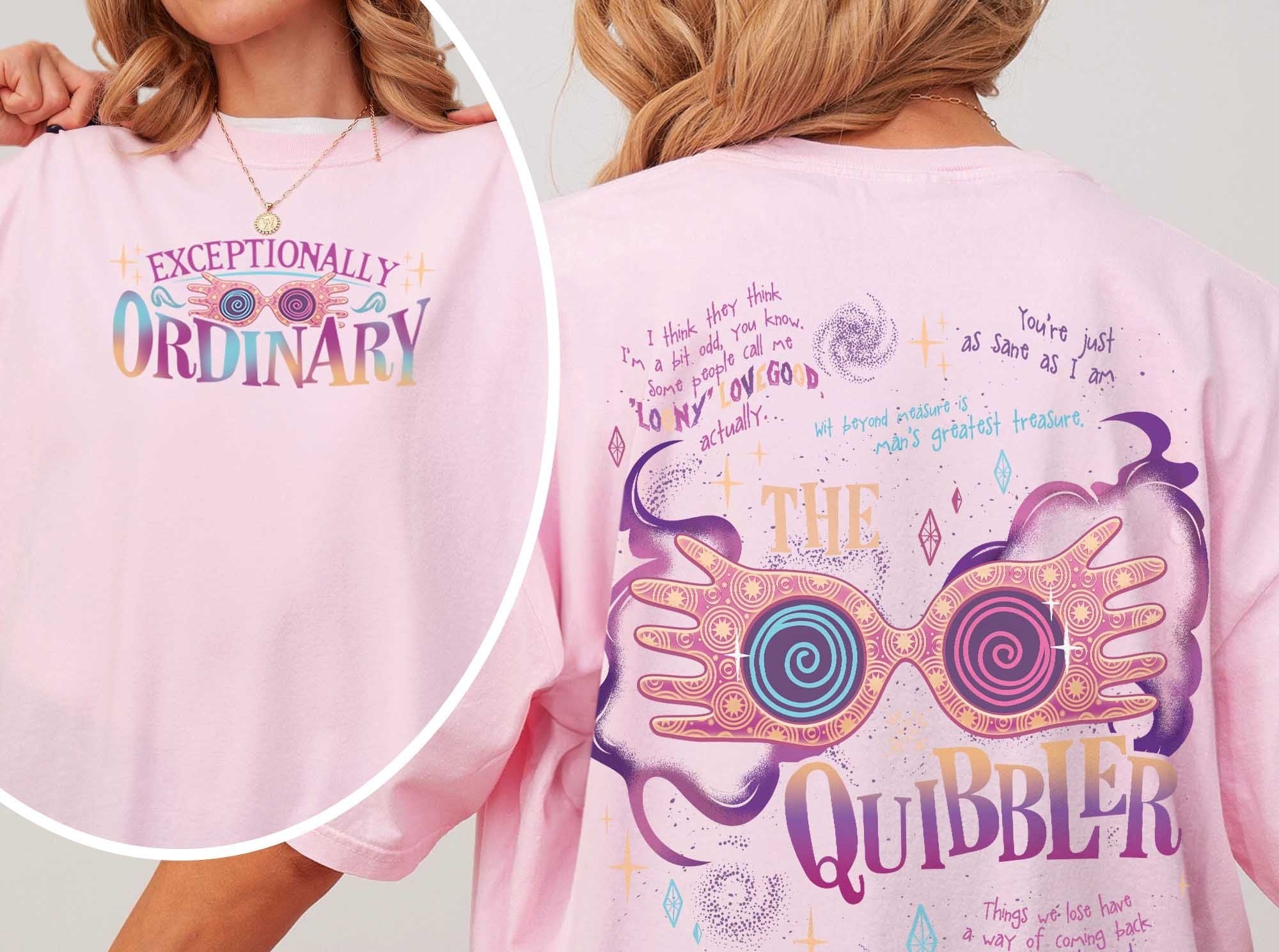 Wizard School Fandom  Shirt - 'Just As Sane As I Am' Hp Tee, Magic Wand Two-sided T-shirt, Bookish Shirt, Luna Shirt, Hp Shirt PGG28