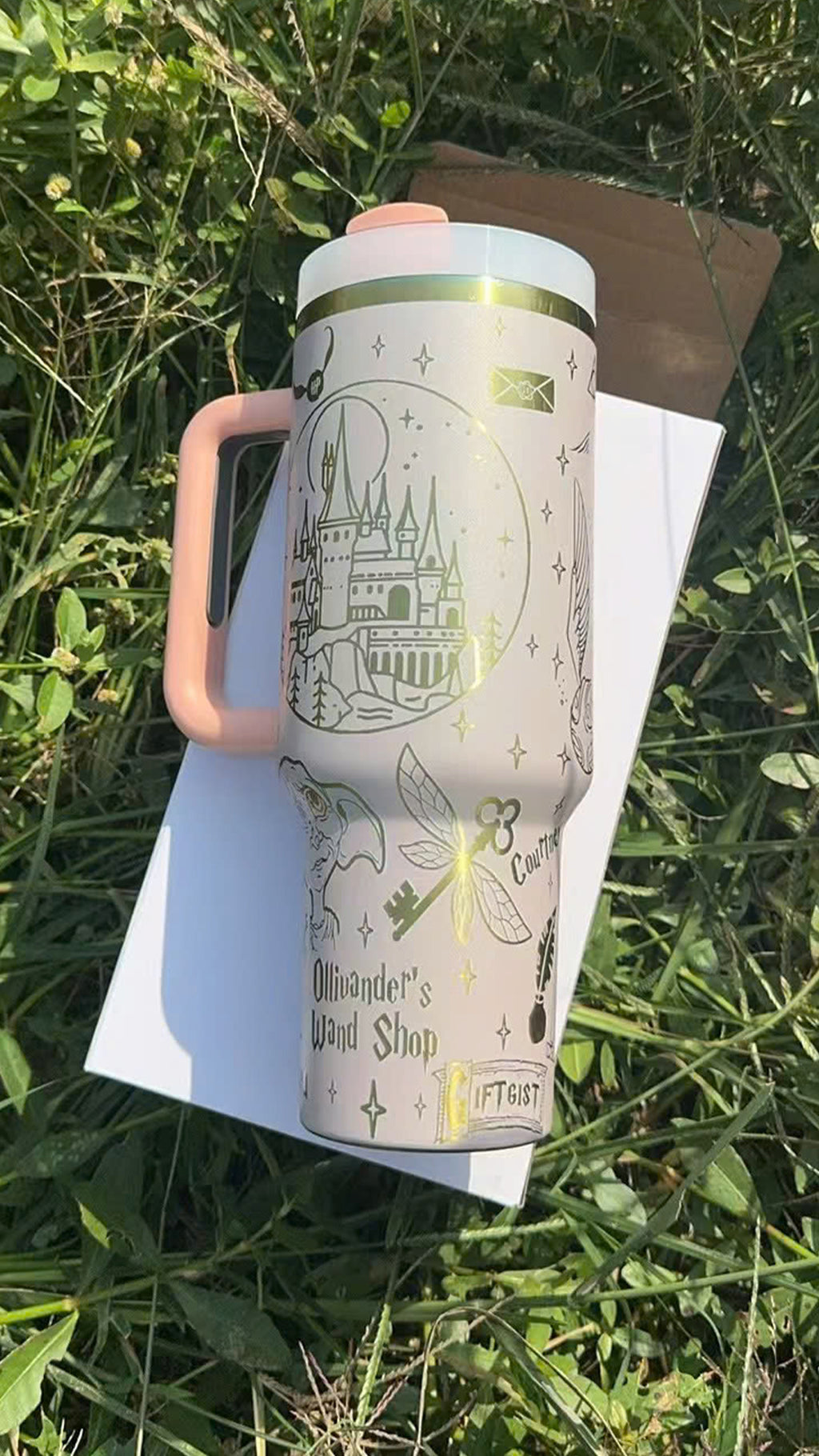 Harry Potter Tumbler 30oz/40oz Laser Engraving, Hogwarts House Tumbler, Tumbler Gift, HP22